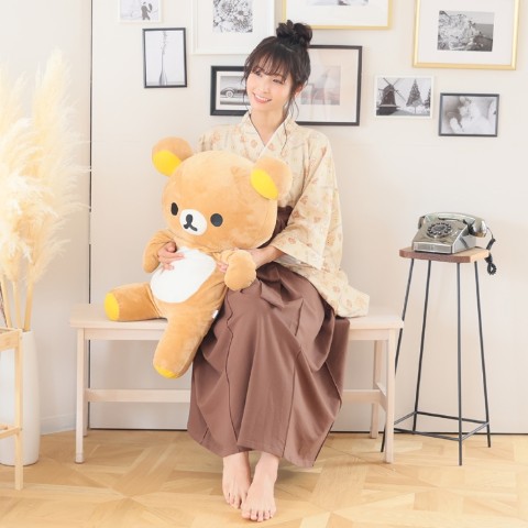 【ゆる袴】リラックマデザイン第2弾(ほっこりドットラテ_M)