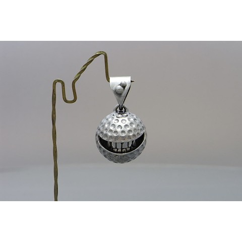 【smile_mammy】smile golf ball L_P(ペンダントトップ)