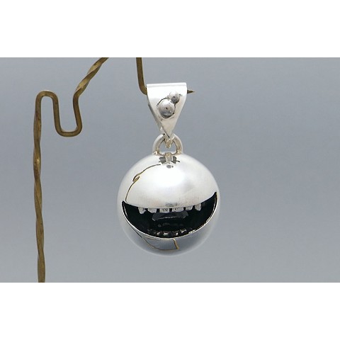 【smile_mammy】open smile L_P ｷｭーﾋﾞｯｸｼﾞﾙｺﾆｱﾌﾞﾗｯｸｶﾗー(ペンダントトップ)