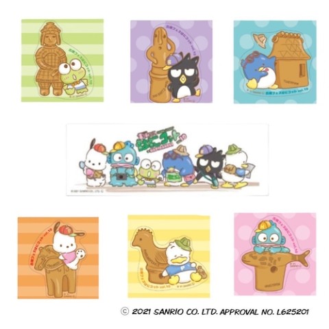 【はぴだんぶい×古墳フェス】vol10 ステッカー(あひるのペックル)