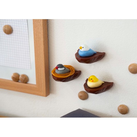 【輪ゴムホルダー】トリの巣　セキセイ