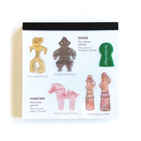 【STUDYHOLIC】メモパッド・スクエア（考古学)