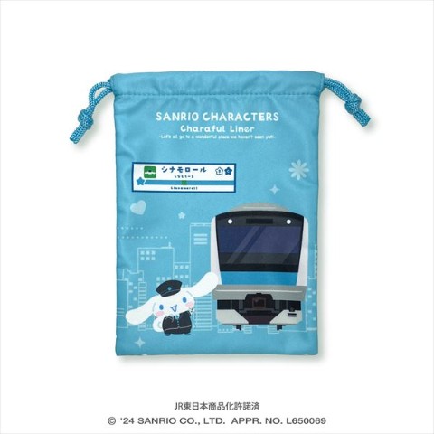 【サンリオキャラクターズ】キャラフルライナー　巾着　ＣＮ