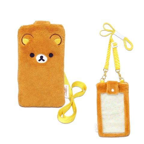【リラックマ】モフモフスマホポーチ（リラックマ）