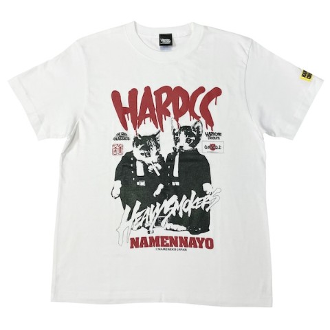 なめ猫-NAMENNAYO-(喫煙停学ホワイト)-復刻版-XL