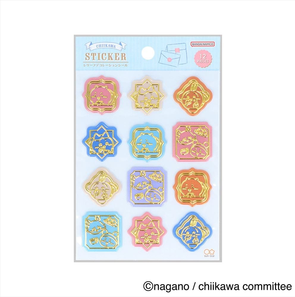 【ちいかわ】レリーフデコレーションシール　ＷＴ　ティータイム