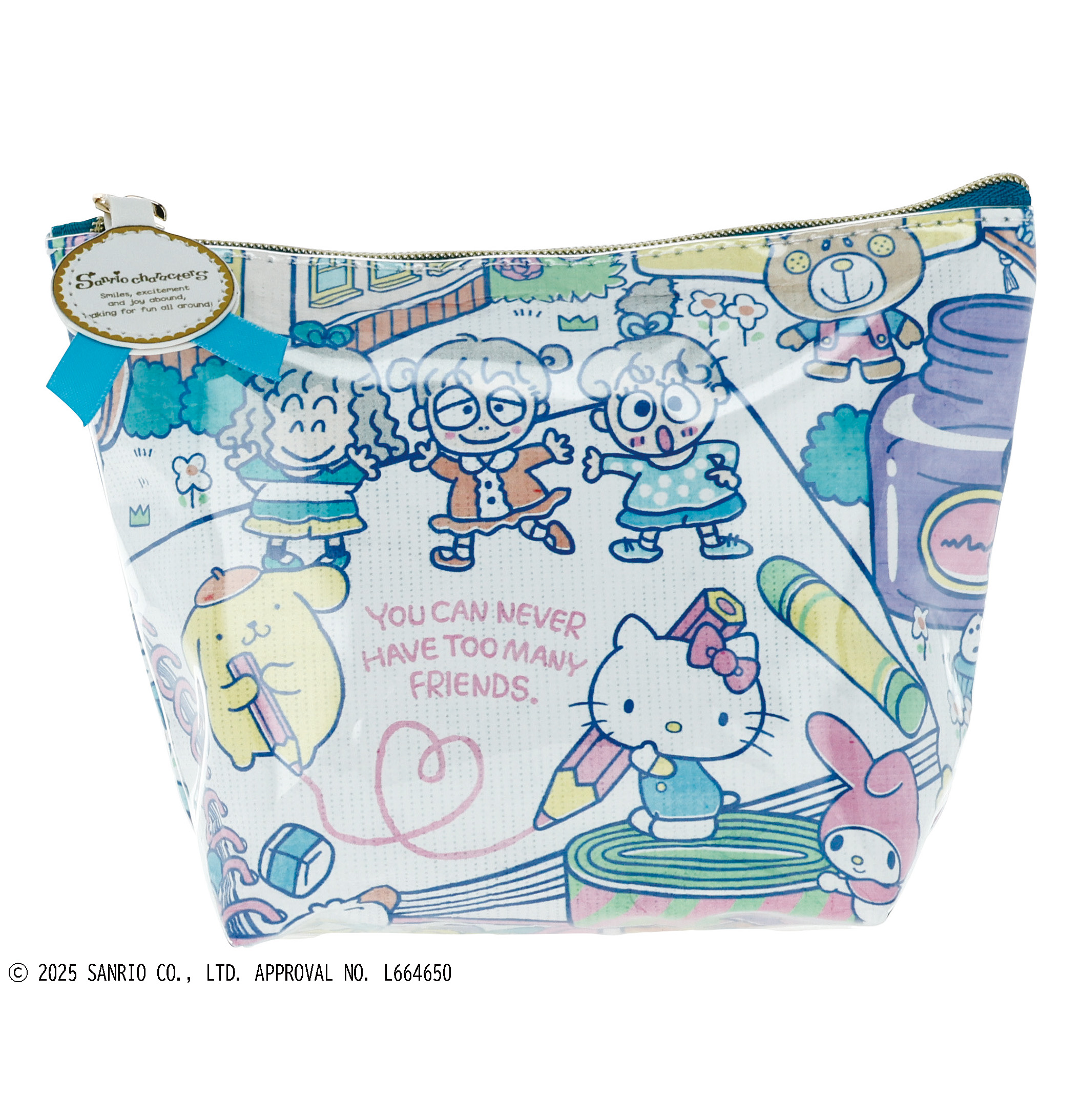 【サンリオキャラクターズ】ラッピンググリーン ポーチ