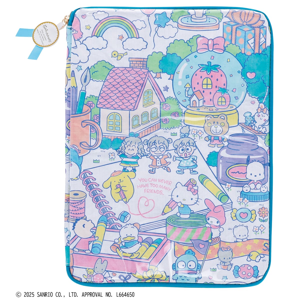 【サンリオキャラクターズ】ラッピンググリーン タブレットケース