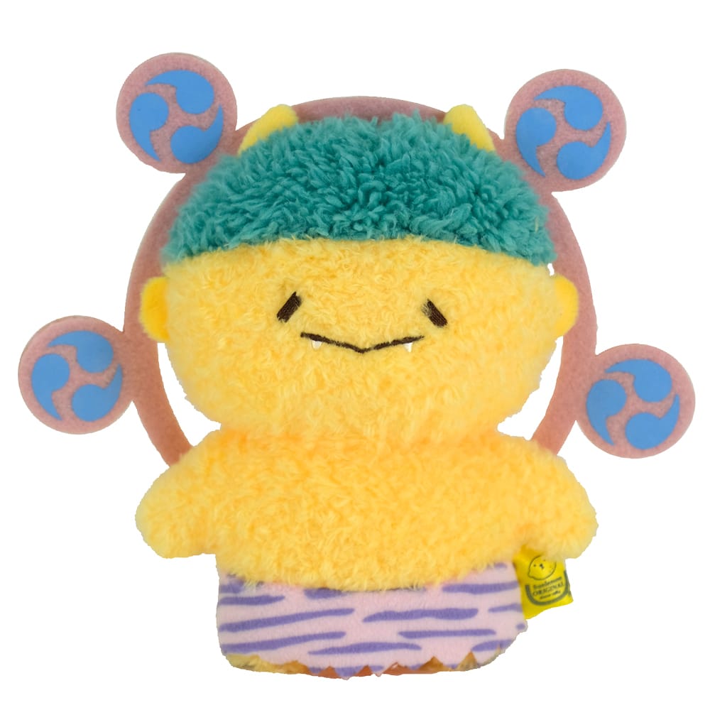 【ふわふわたっとん】ぬいぐるみ S かみなり YE