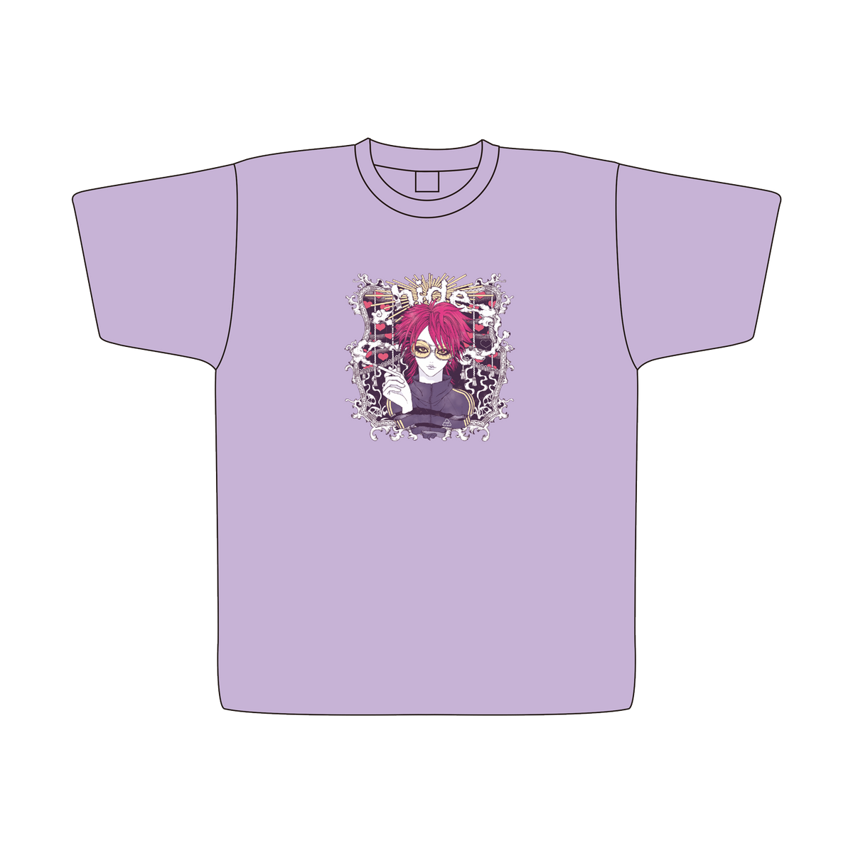 【hide】Tシャツ purple 妖（Lサイズ）