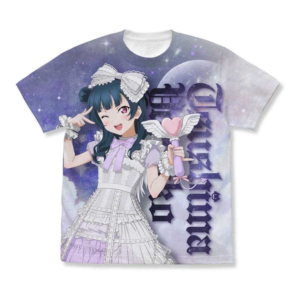 【ラブライブ！サンシャイン!!】描き下ろし 津島善子 フルグラフィックTシャツ ソロコンサートver./WHITE-XL