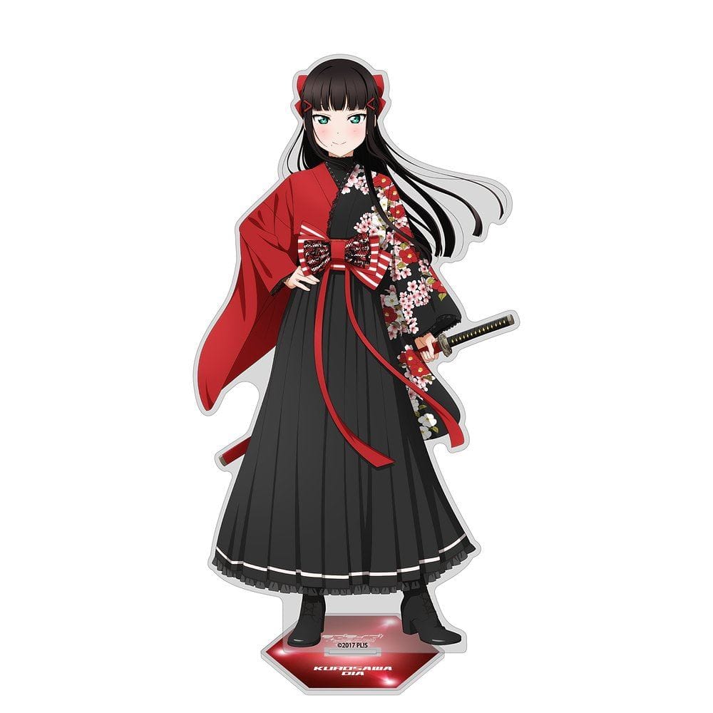 【ラブライブ！サンシャイン!!】描き下ろし 黒澤ダイヤ アクリルスタンド（大）ソロコンサートver.