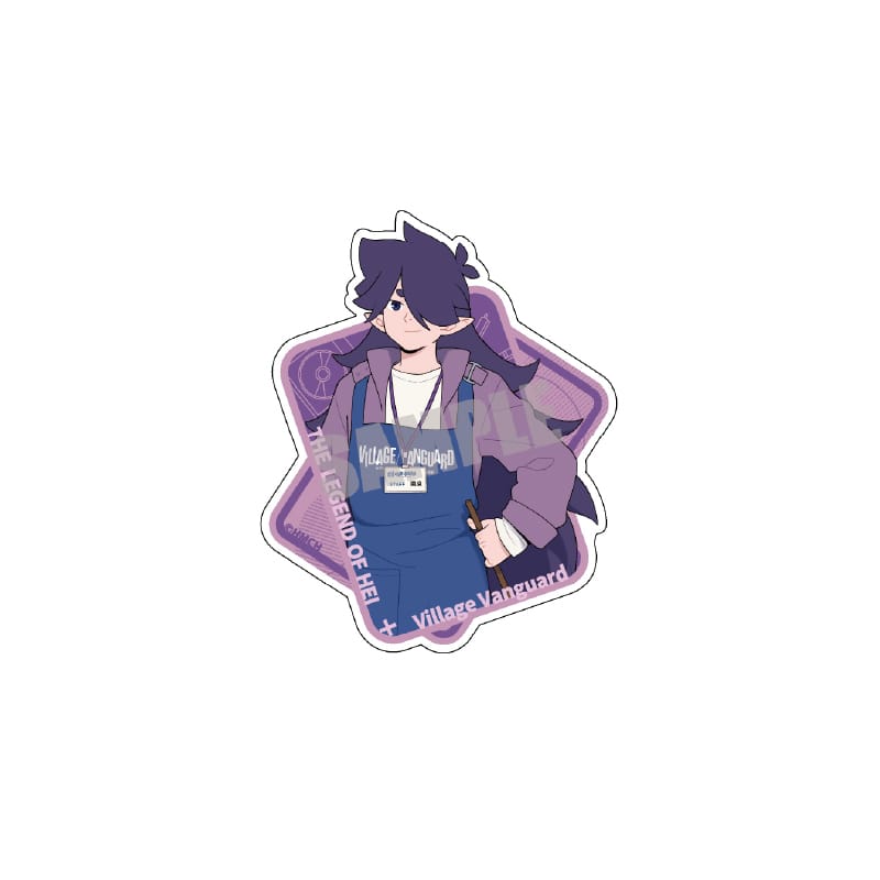 【羅小黒戦記】ダイカットステッカー フーシー ヴィレヴァン店員風