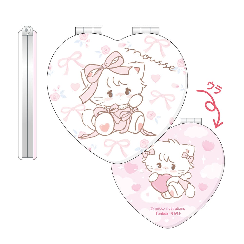 【mikko】ハートミラー　ムース