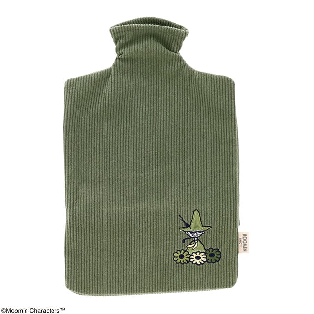 【ムーミン】「あたたかグリーン」湯たんぽ(コーデュロイ)