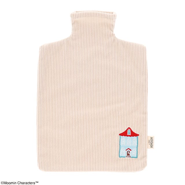 【ムーミン】「あたたかベージュ」湯たんぽ(コーデュロイ)