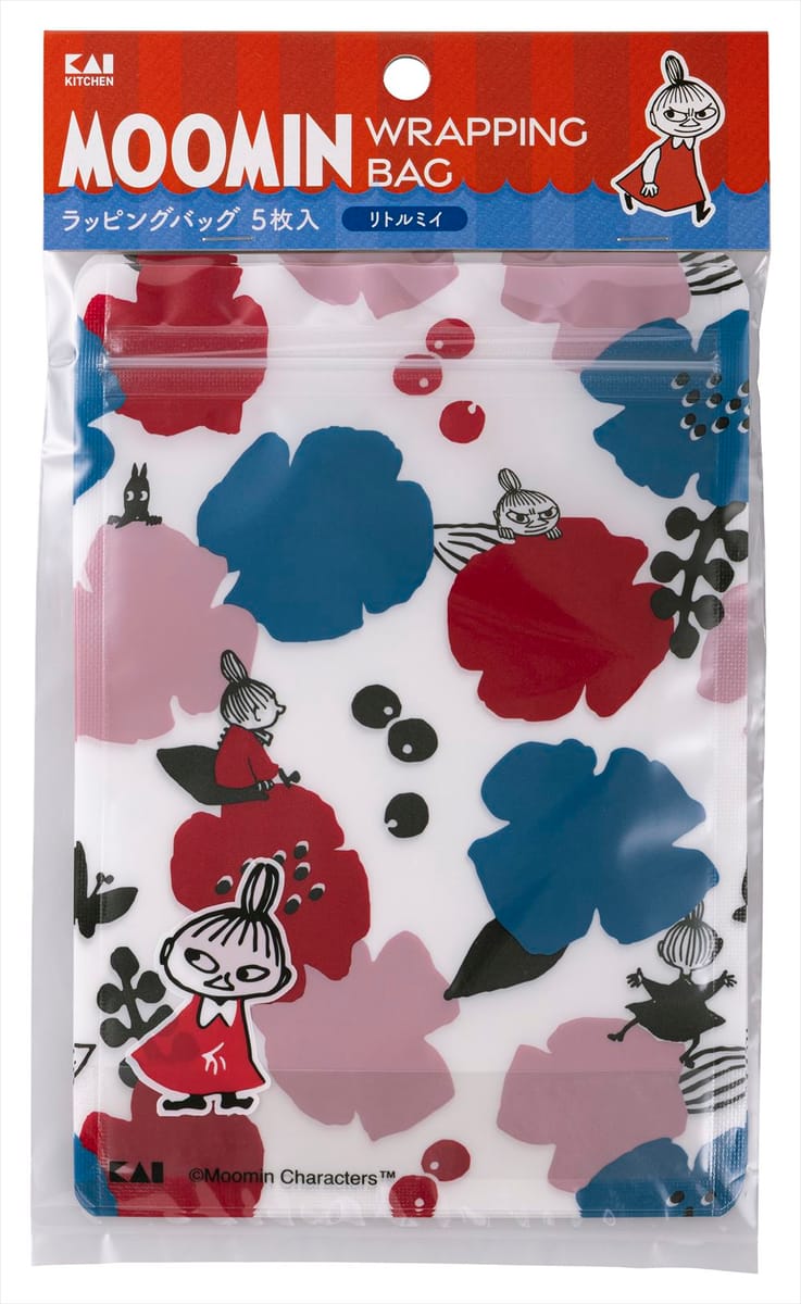 【ムーミン】ラッピングバッグ　リトルミイ