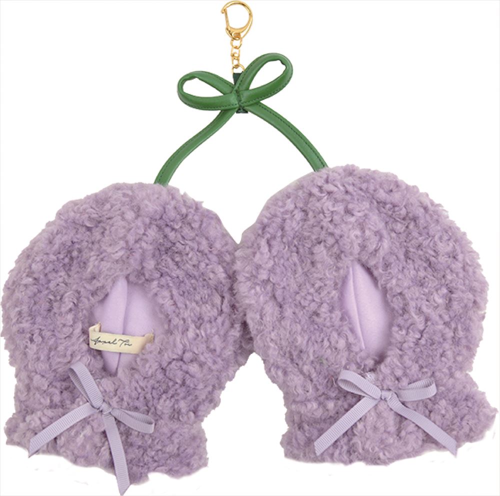 【推し事】さくらんぼぬいポンチョ　パープル