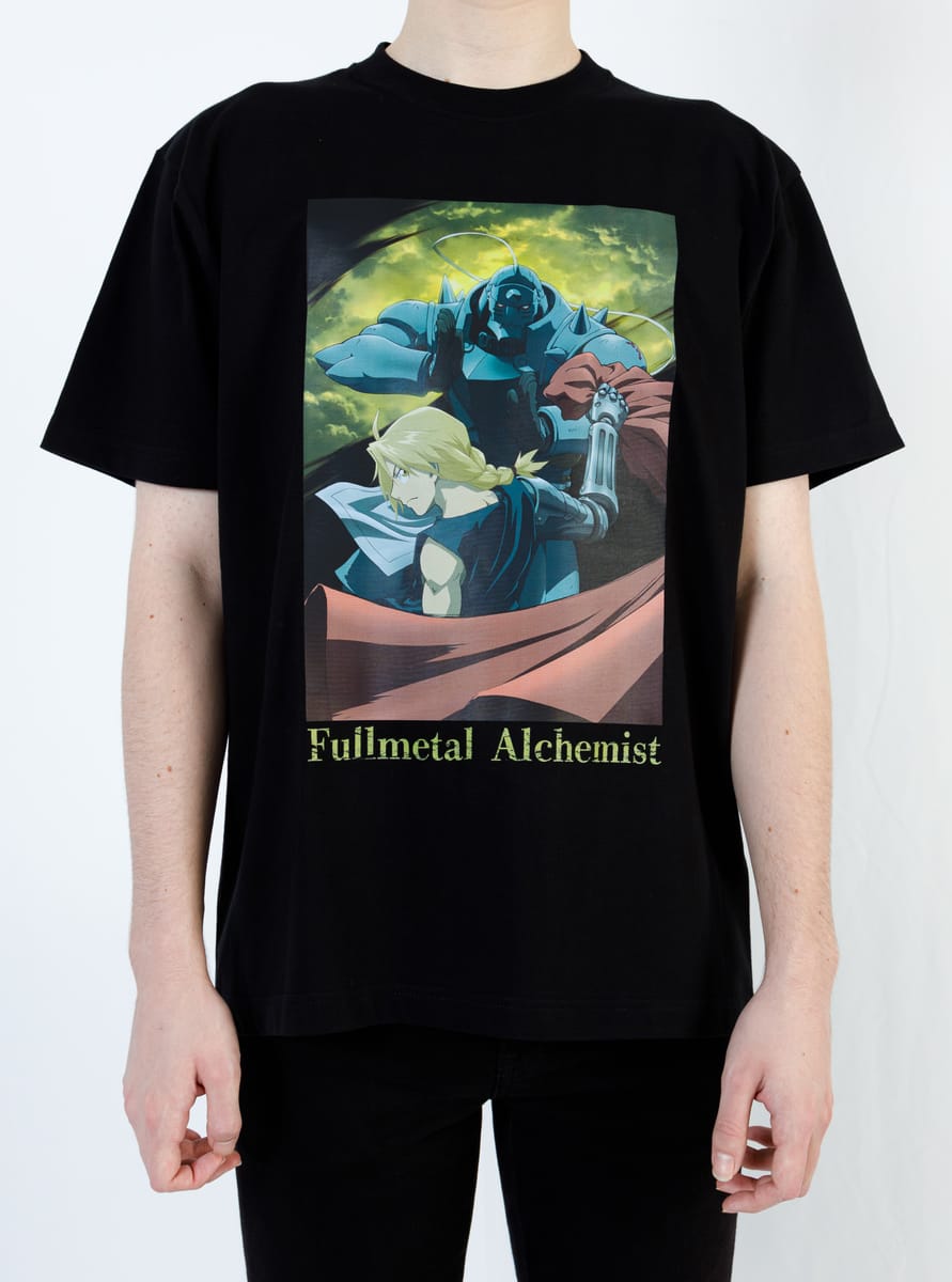 【鋼の錬金術師】ｴﾄﾞandｱﾙ/BLK/XL