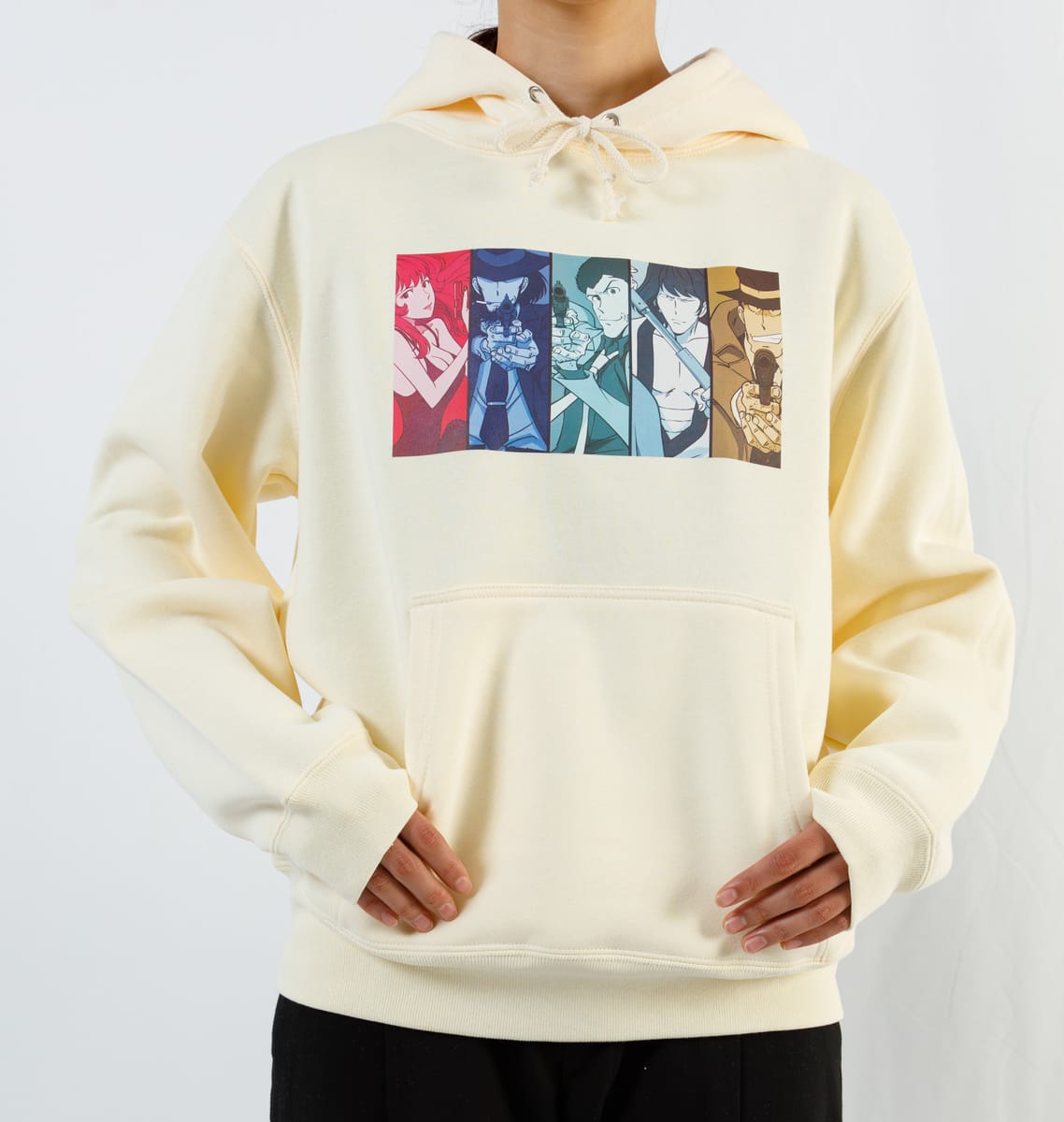 【ルパン三世】　パート６ルパン一味1スウェットプルオーバーPK　ナチュラル／ＸＬ