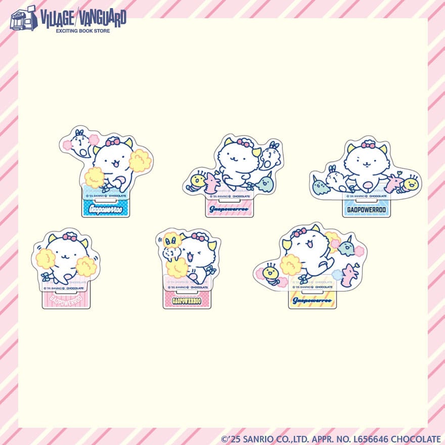 【がおぱわるぅ】キャラクタースタンド≪セット≫（全6種）