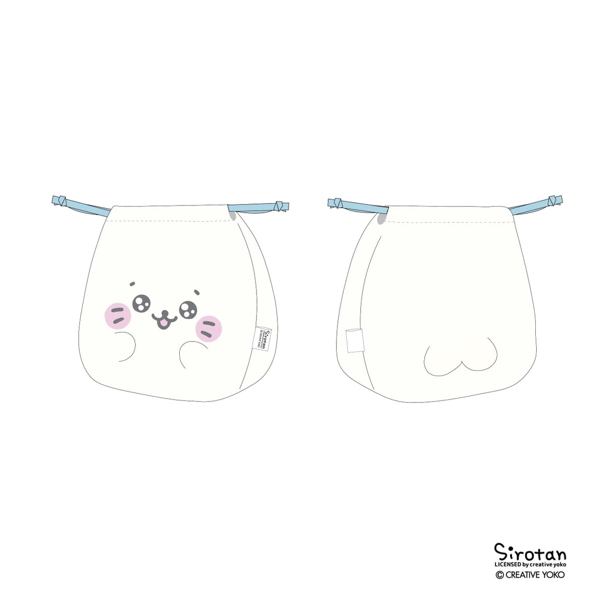 【しろたん推し活】巾着ポーチ