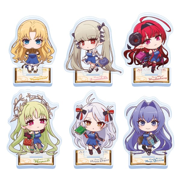 【アズールレーン×ヴィレッジヴァンガード】デフォルメアクリルスタンド≪単品≫（全６種ランダム）