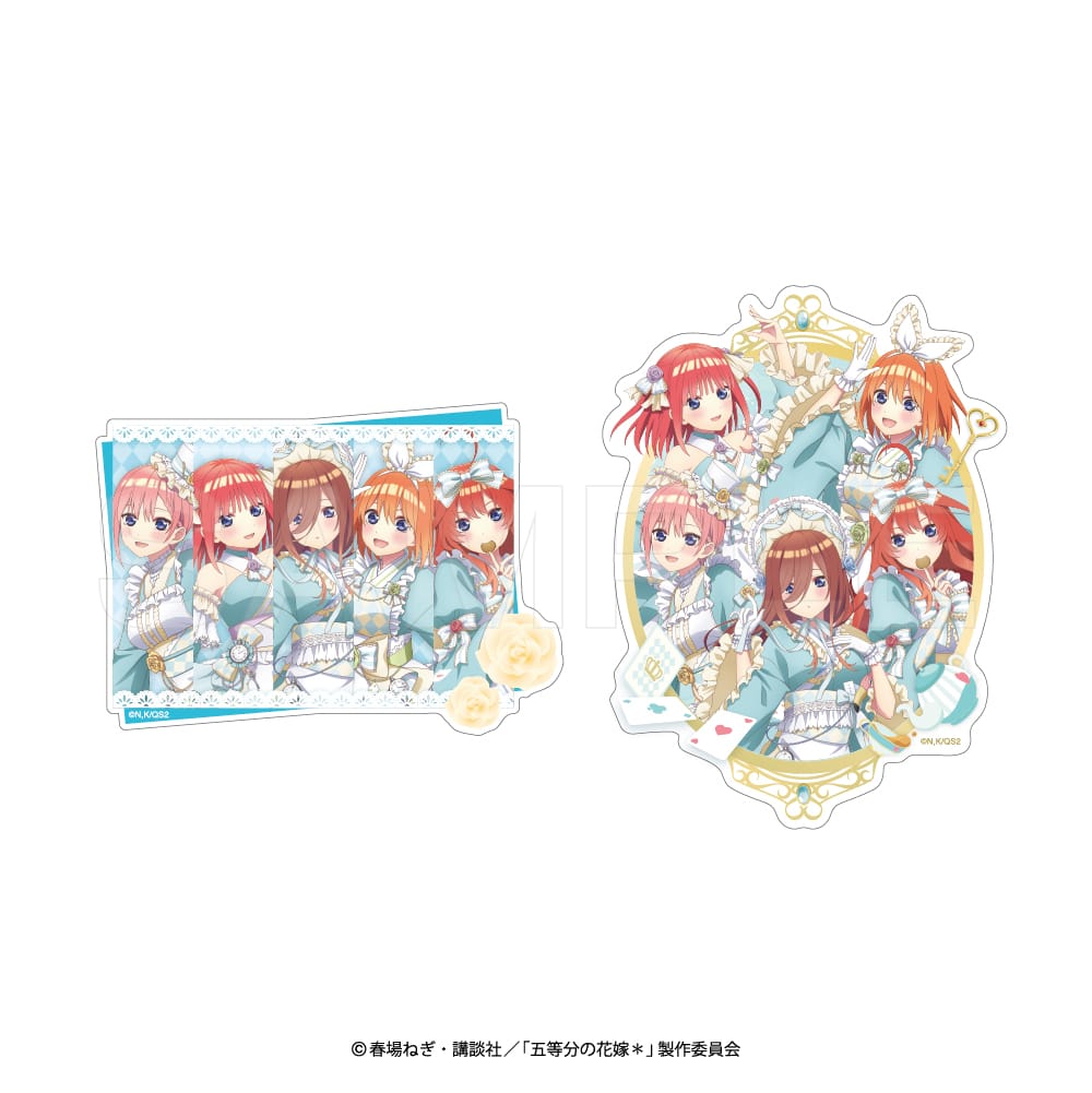 【五等分の花嫁＊　和んだぁらんど】アクリルマグネットセット(2個入り)(和んだぁらんど)