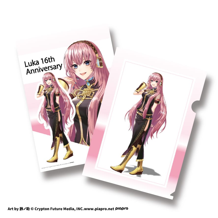 【巡音ルカ】生誕16周年記念祭 ～Rond? Roseo～ クリアファイル 巡音ルカ