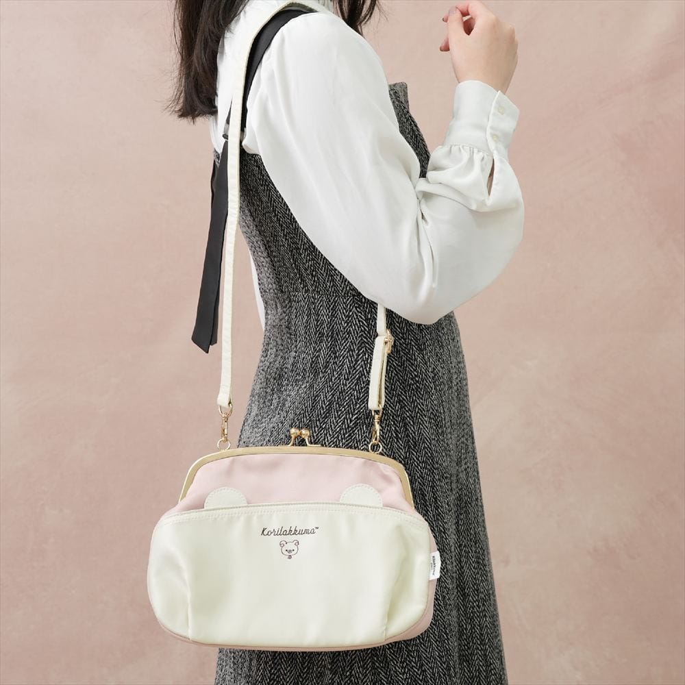 コリラックマデザインがま口バッグ