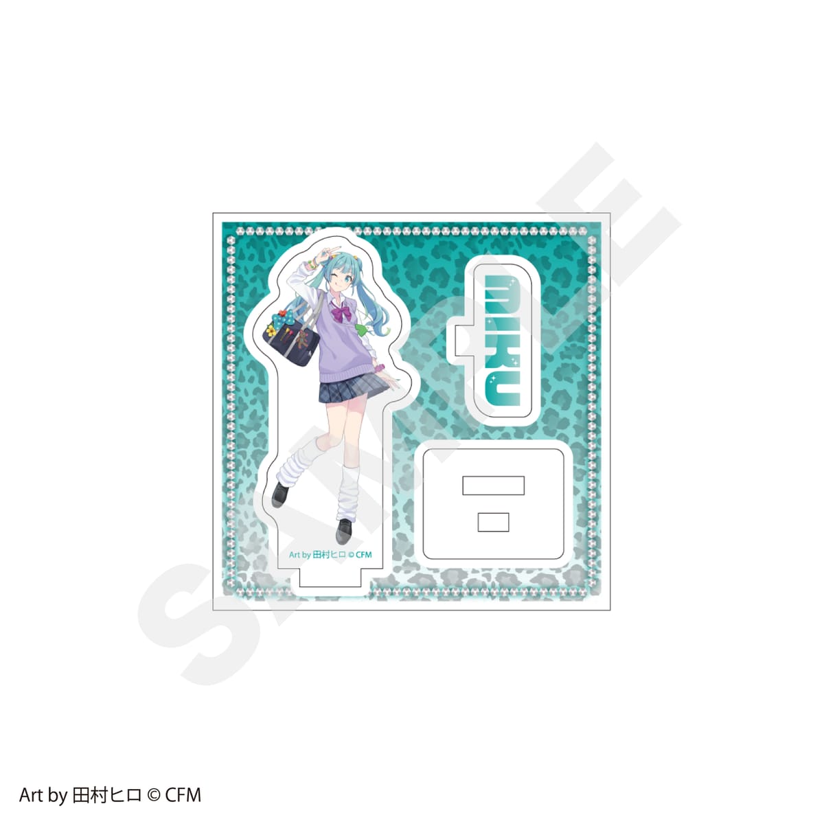 【ピアプロキャラクターズ】アクリルミニジオラマ 初音ミク