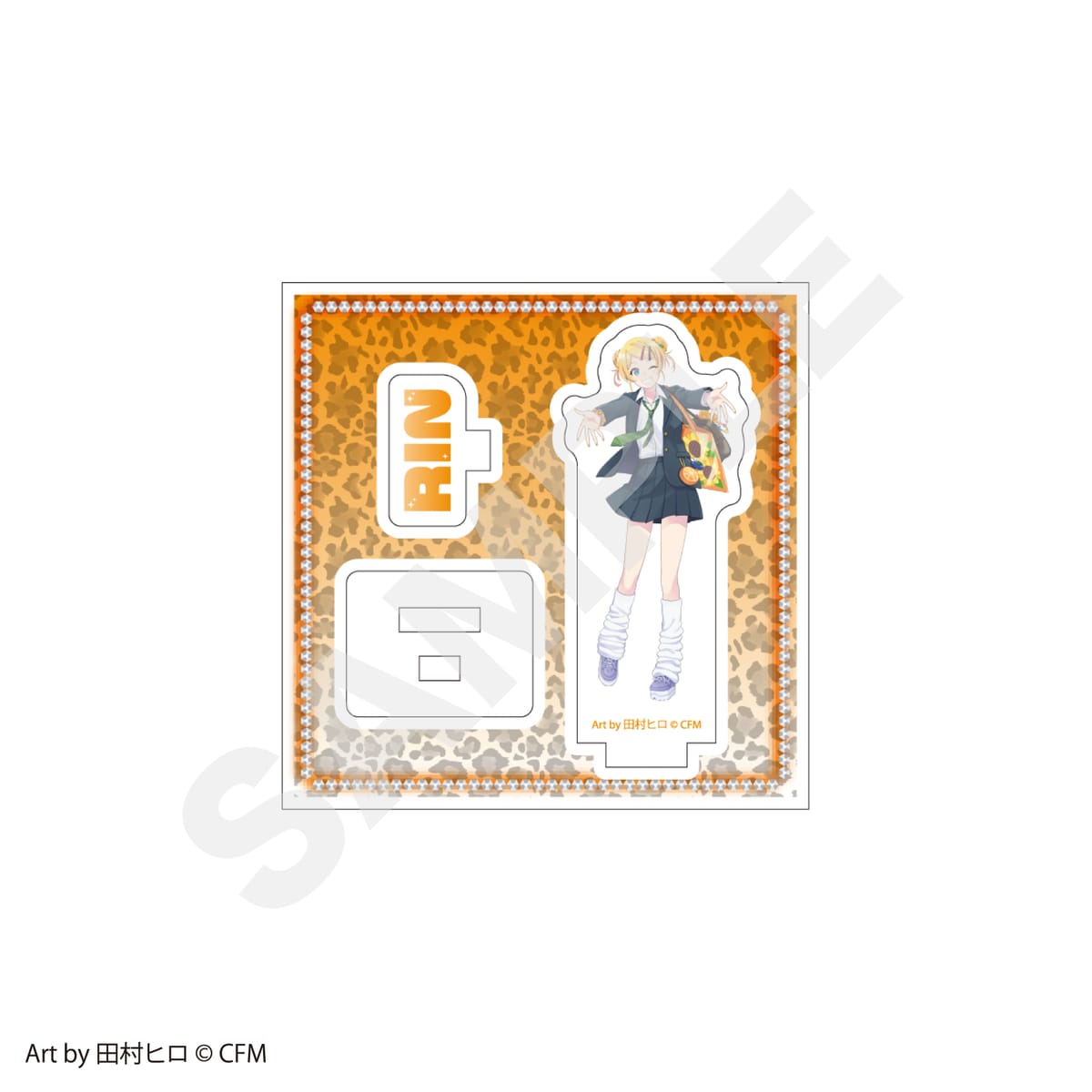 【ピアプロキャラクターズ】アクリルミニジオラマ 鏡音リン