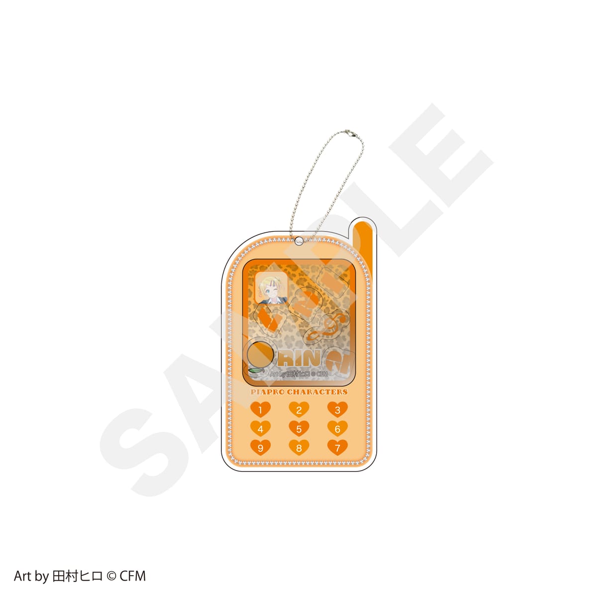 【ピアプロキャラクターズ】鏡音リン ガラケーアクリルキーホルダー