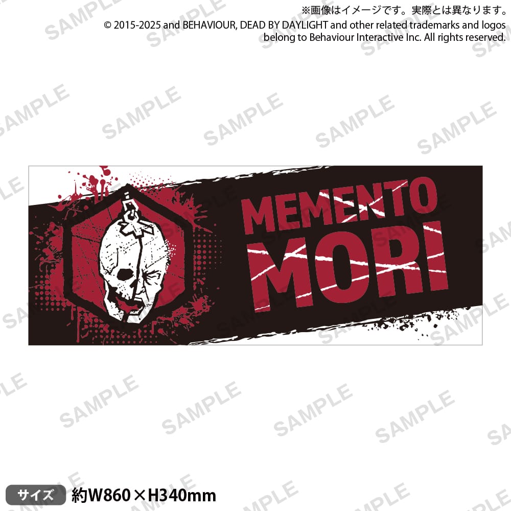 【Dead by Daylight】フェイスタオル メメント・モリ