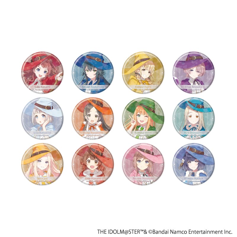 【学園アイドルマスター】ホログラム缶バッジ(57mm)03/魔法使いver. トレーディング(全12種)(描き下ろしイラスト)