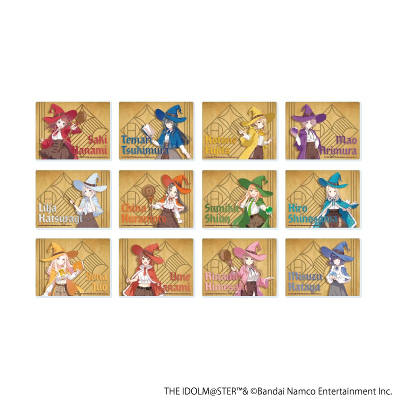 【学園アイドルマスター】アクリルカード04/魔法使いver. トレーディング(全12種)(描き下ろしイラスト)