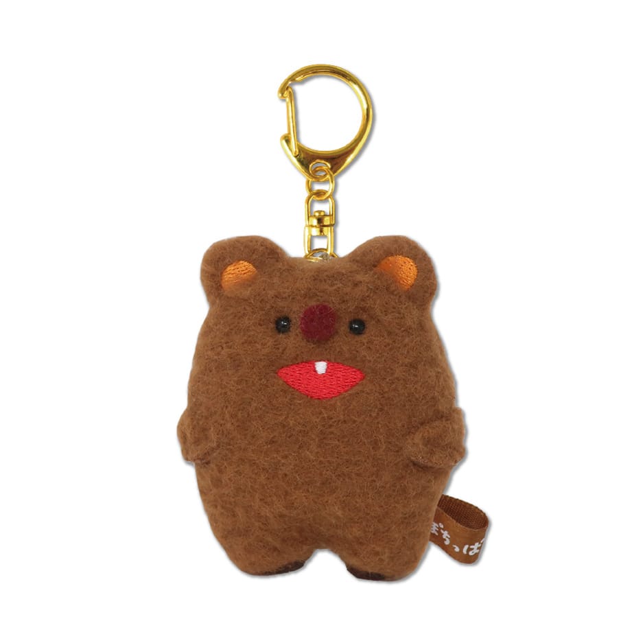 【ぽちっぱ】キーチェーン 　くまっぱ
