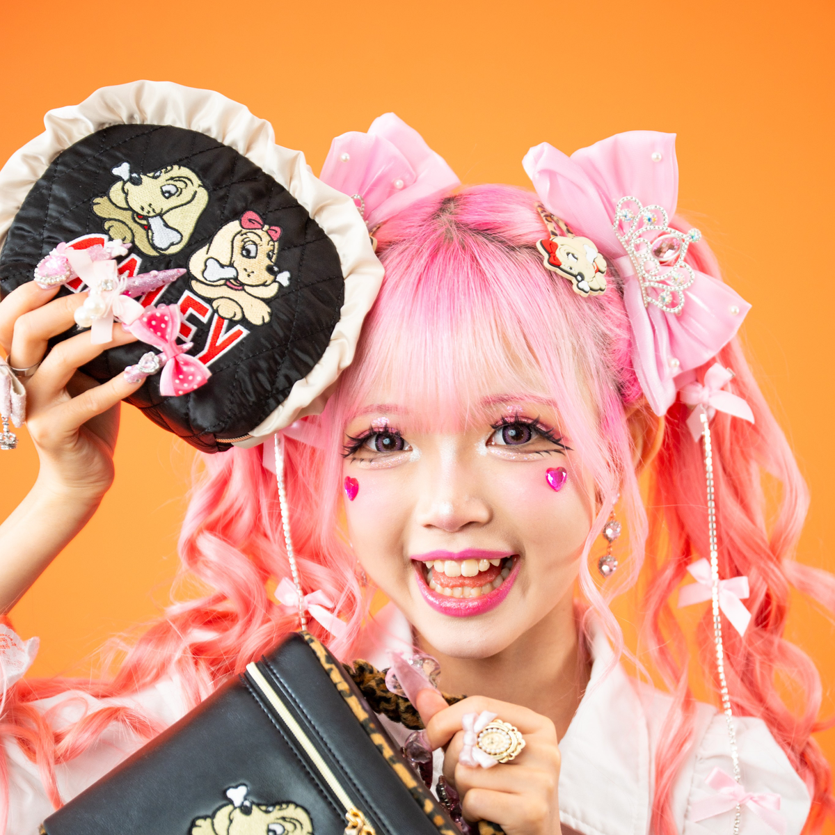 【GALFY×VV】マルチ化粧ポーチ ブラック