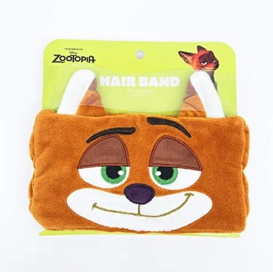 【ディズニー】フェイスヘアバンド　ズートピア／ニック・ワイルド