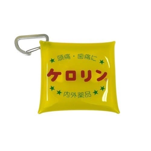 【ケロリン】　クリアマルチポーチ　イエロー