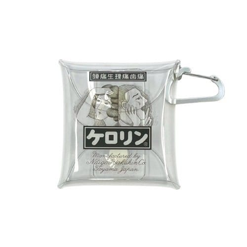 【ケロリン】　クリアマルチポーチ　クリア