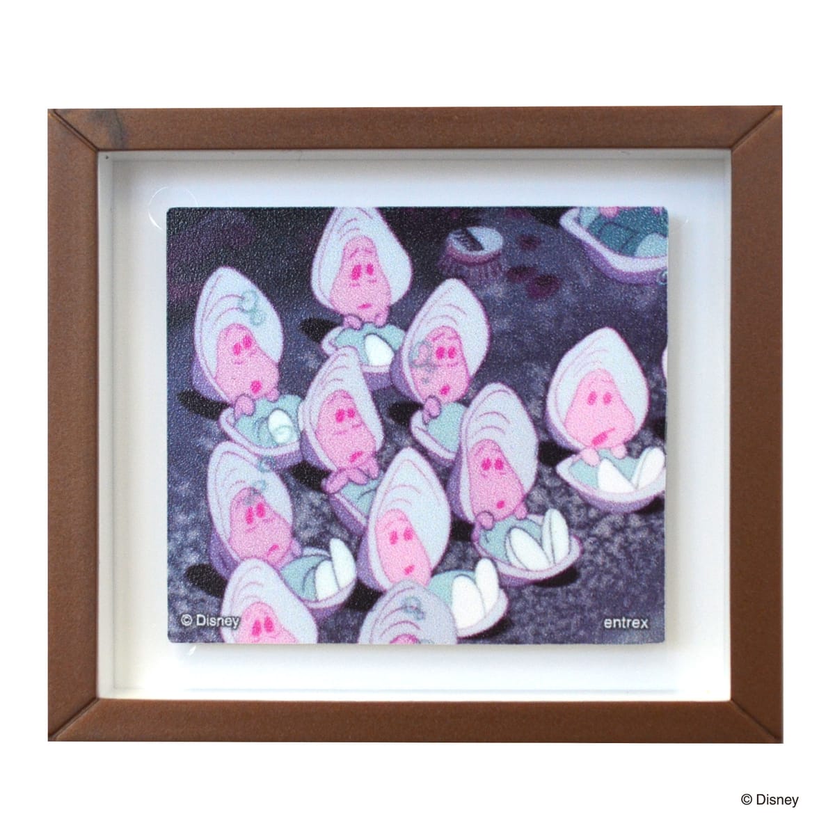 【ディズニー】フレームマグネット　オイスターたち／６ｐｃｓアソート