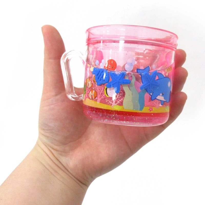 ミニWコップ  マリンワールド ピンク