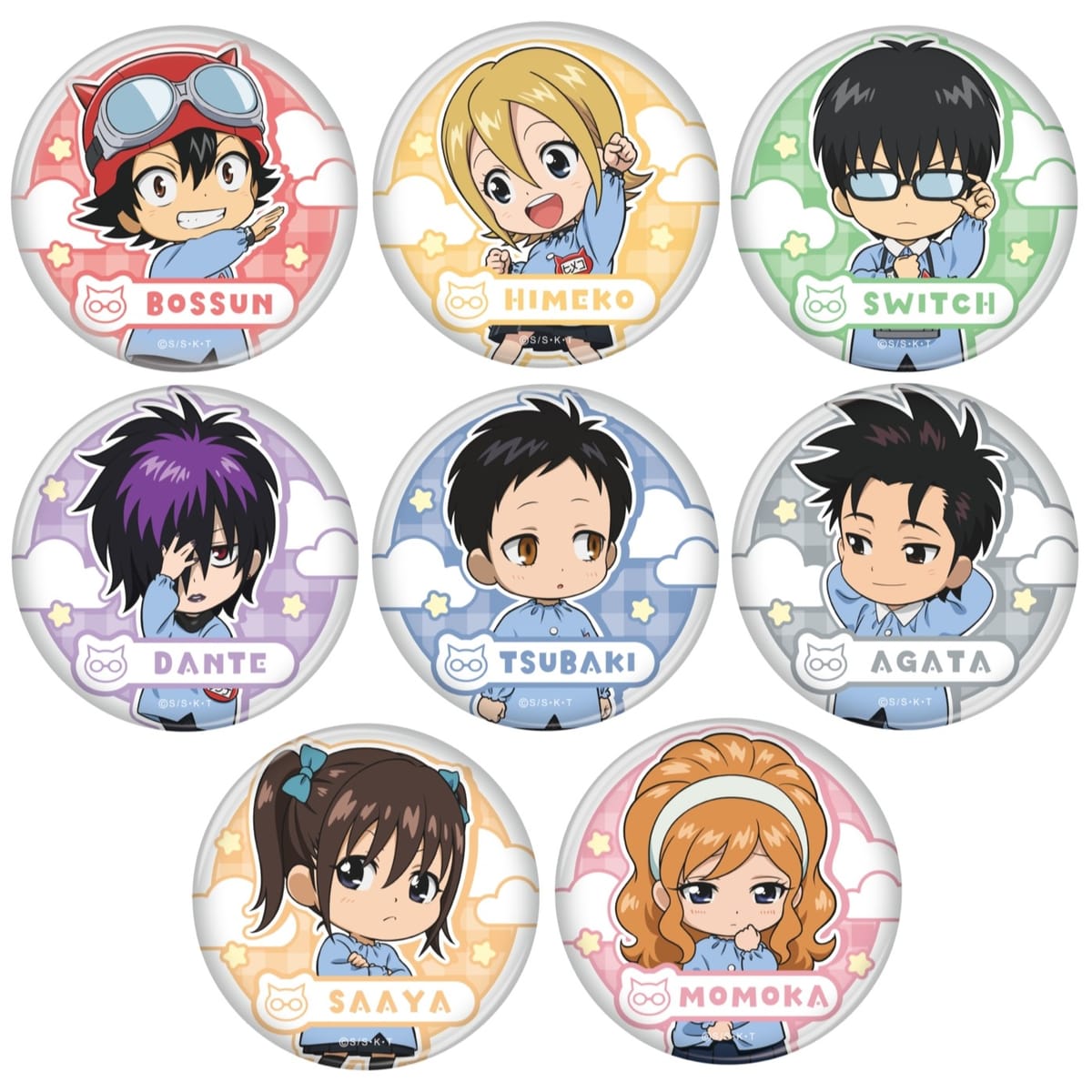 【TVアニメ「SKET DANCE」】トレーディング缶バッジ≪単品≫（全8種ランダム）