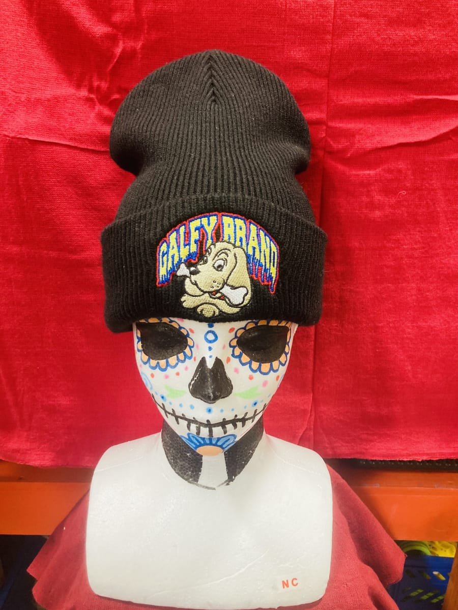 【GALFY】 ﾛｺﾞ刺繍ﾆｯﾄ CAP