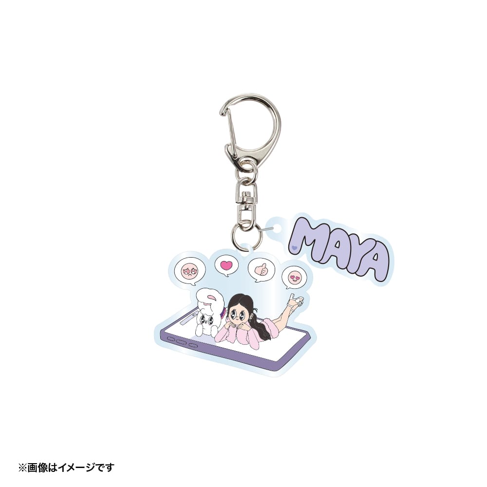 【NiziU×エスターバニー】アクリルキーホルダー (MAYA・エスターバニー)