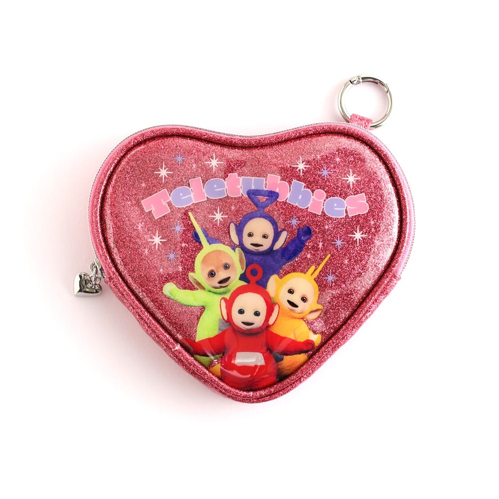 【テレタビーズ】ハート型ミニポーチ（ピンク）