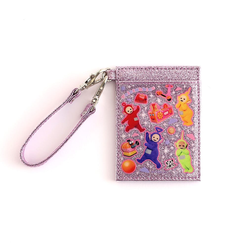 【テレタビーズ】グリッターパスケース（パープル）