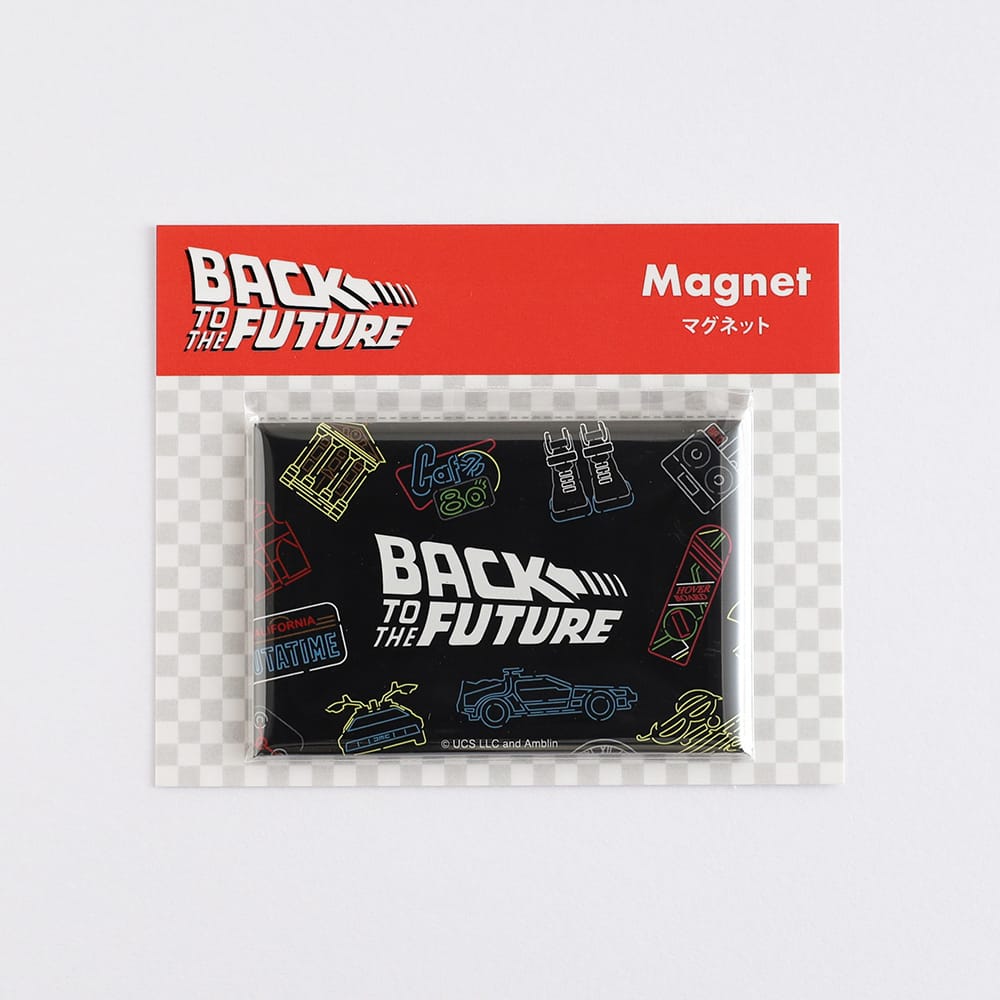 【バックトゥザフューチャー】マグネット（ブラック)