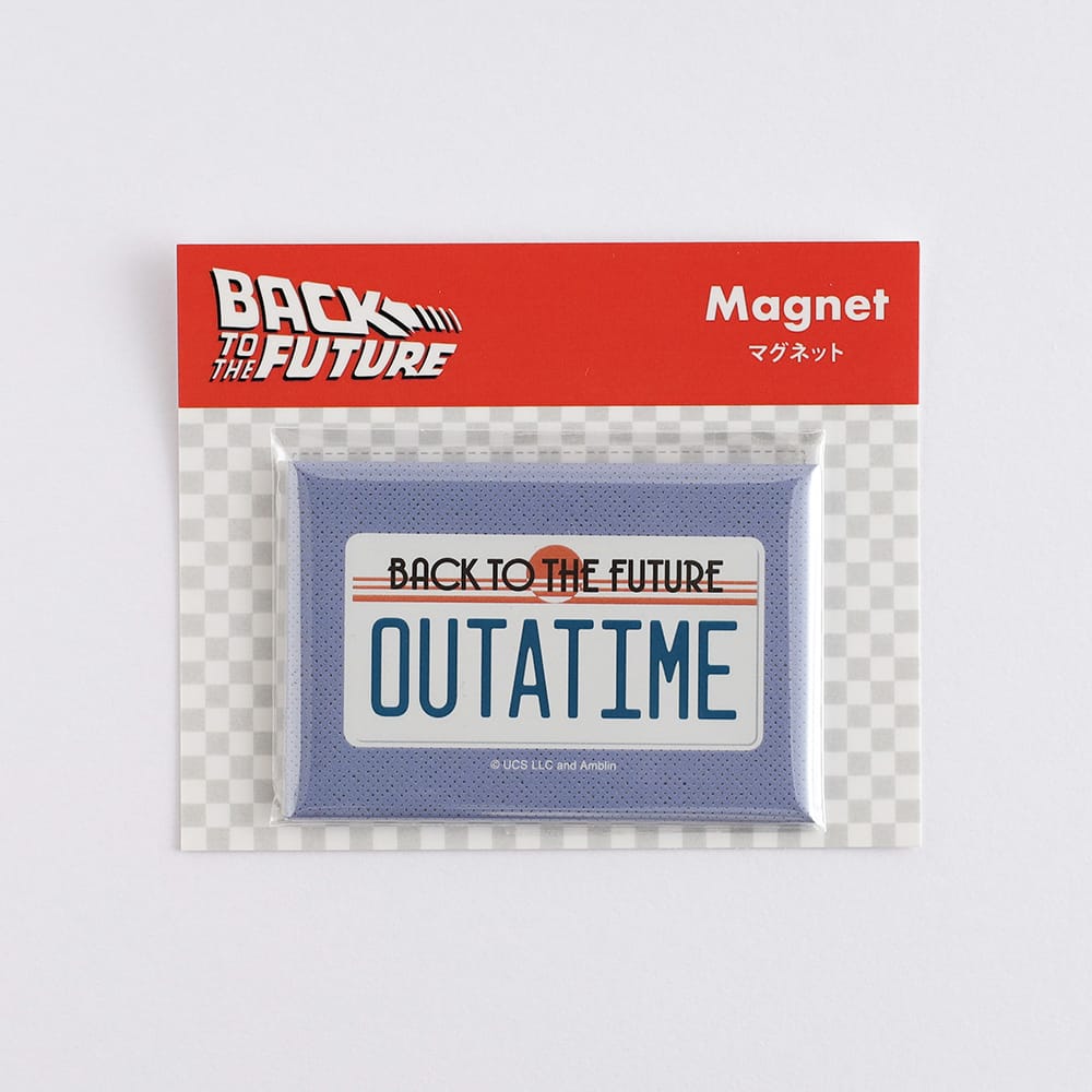 【バックトゥザフューチャー】マグネット（パープル）